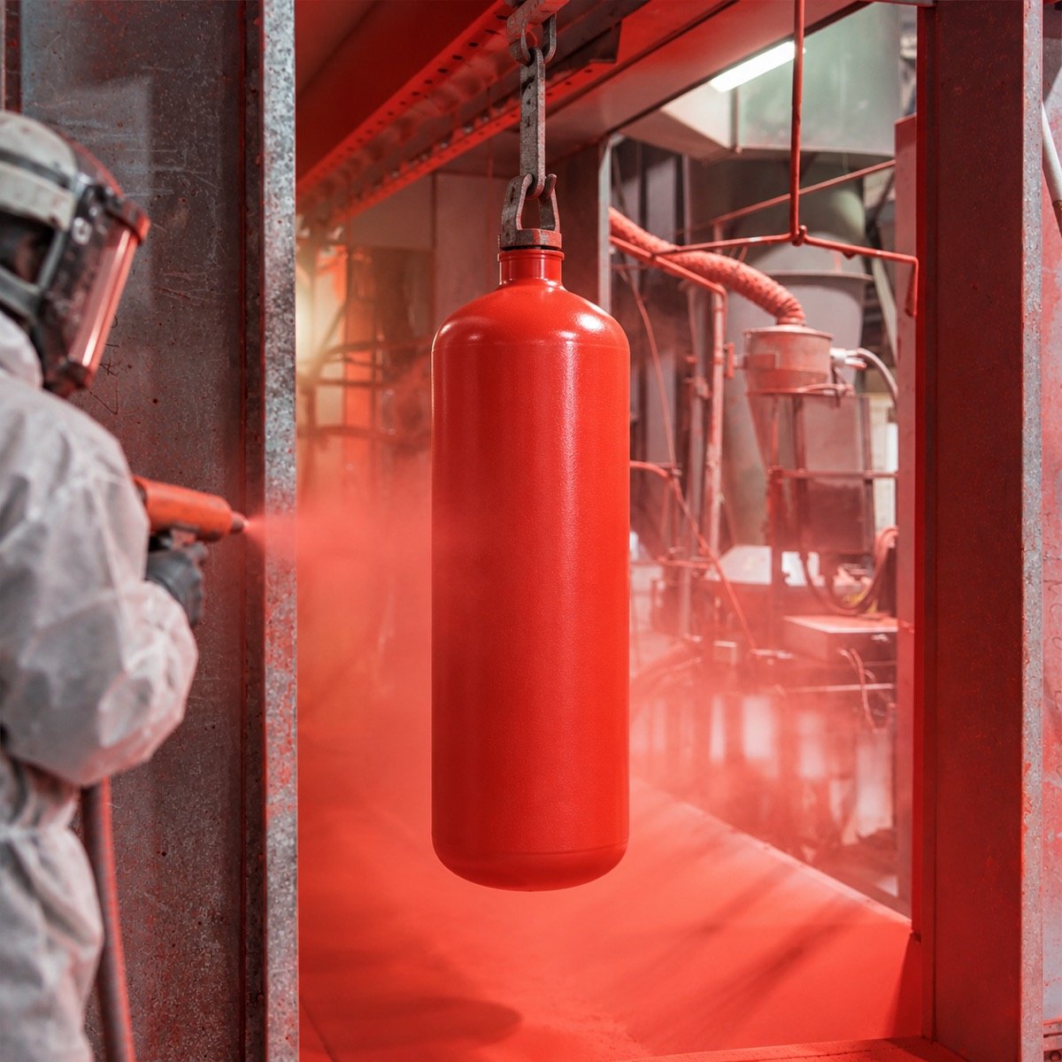 Огнетушитель CO2 20 кг на колёсах CO2 | Класс B | Neuruppin (Германия) — для электрощитов и серверов