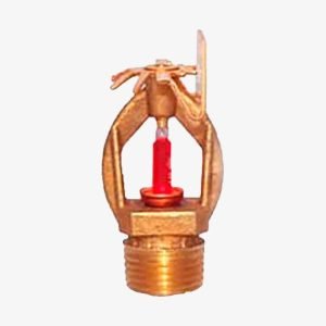 Спринклер настенный (sidewall) 1/2” K80, стандартного срабатывания, бронза, 141 °C (колба синяя) | Cofem (Испания)