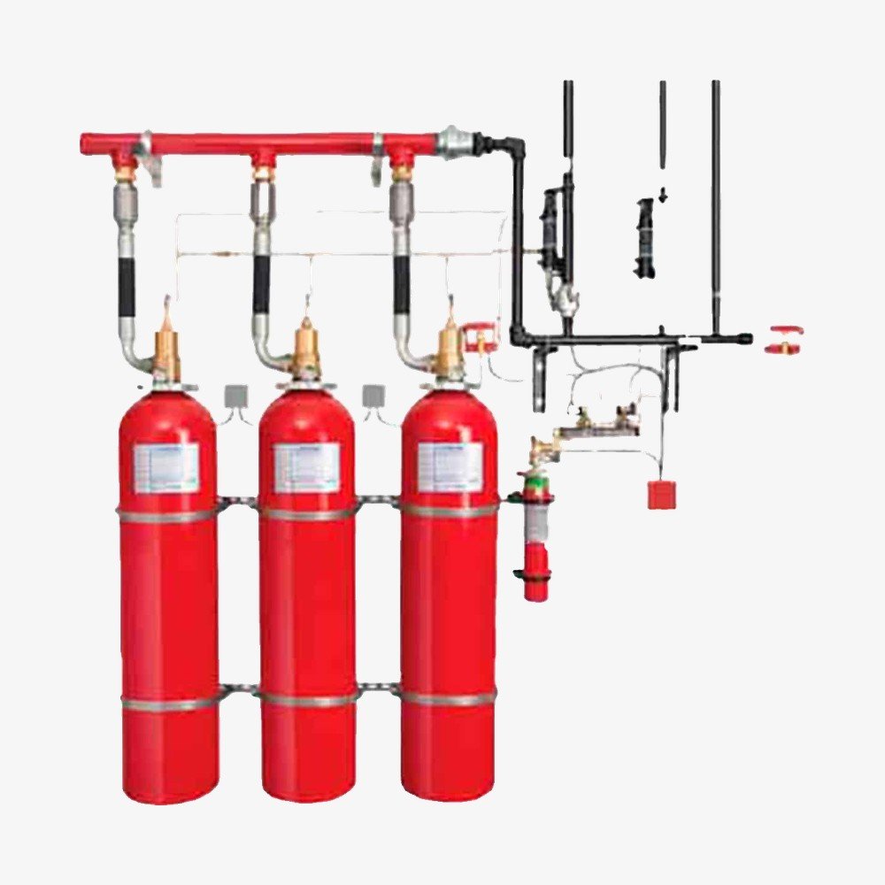 Автоматическая система пожаротушения для кухонь EXACOC12L, баллон 12 л, тепловая трубка 12 м, 8 распылителей | Cofem (Испания)