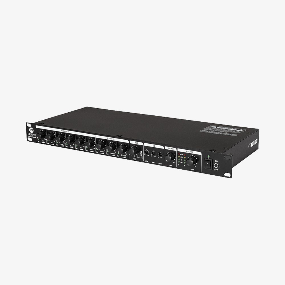 Предусилитель CFMPR4093 (RCF PR 4093), 9 входов и 3 выхода | Cofem / RCF (Италия)