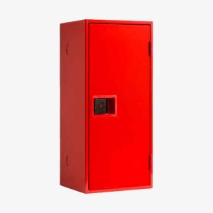 Шкаф для CO2-огнетушителя, дверца красная глухая, 380 × 880 × 245 мм | Cofem (Испания)