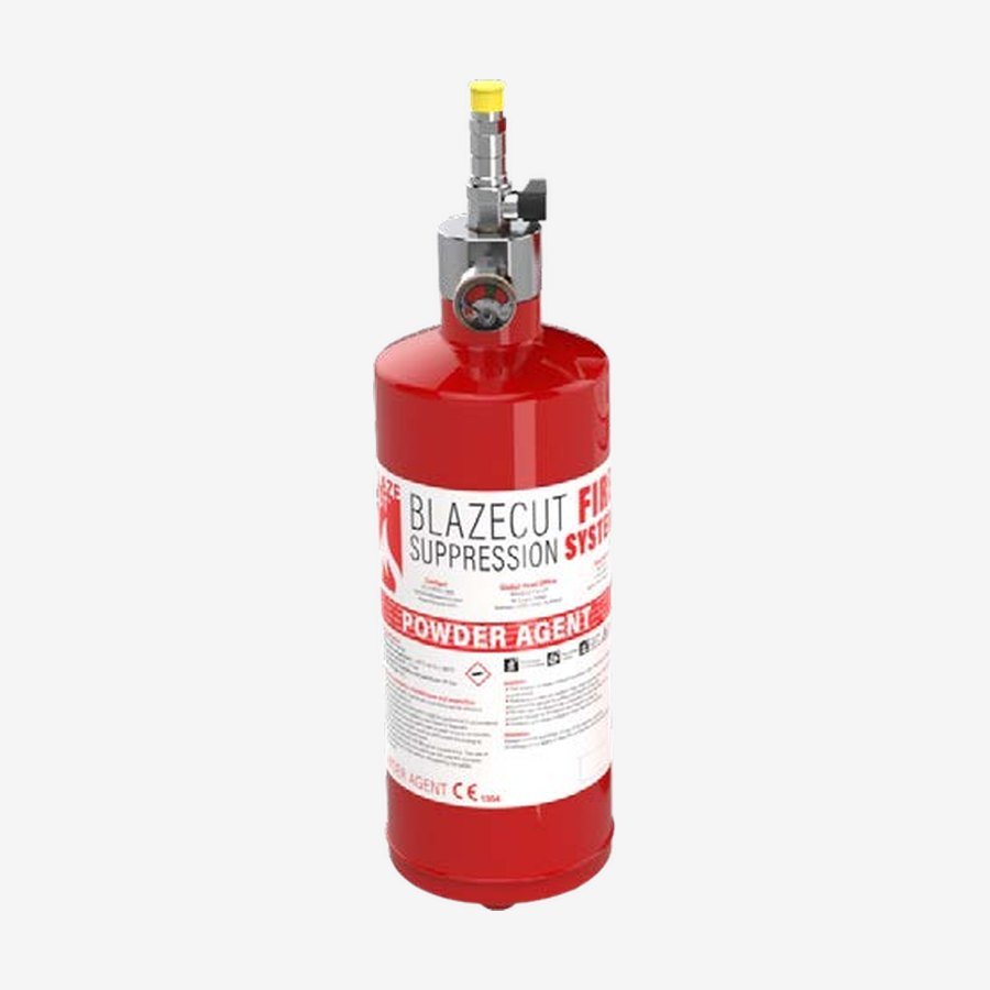Комплект BlazeCut C DLP, клапан 118, 4 кг порошка ABC 90, баллон 5 л