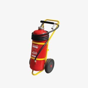 Stingător cu pulbere 50kg pe roți OP cu furtun 5m | Clasa ABC | Neuruppin (Germania) — pentru depozite mari, cu furtun