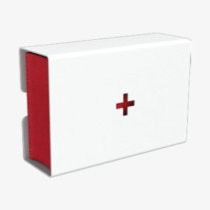 Dulap alb pentru trusa de prim ajutor, 300 × 100 × 203 mm (SOKITB) | Cofem (Spania)
