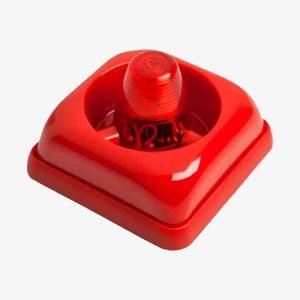 Sirenă opto-acustică de interior SIR24F, 24 V, cu flash intermitent, 85 dB | Cofem (Spania)