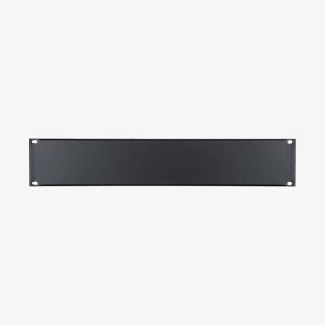 Panou metalic de închidere 2U CFMPU2 pentru rack 19”, negru | Cofem / RCF (Italia)