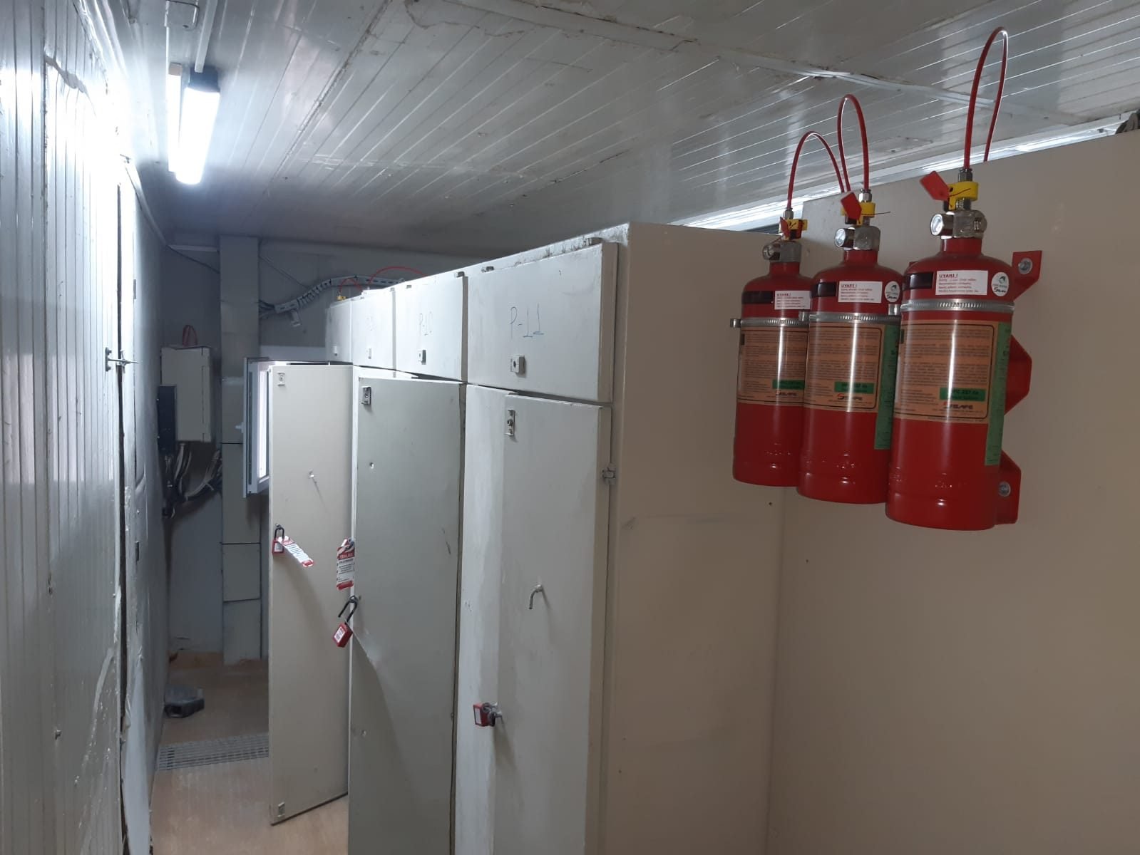 Modul de stingere FIRELORDS într-un dulap electric