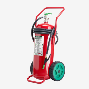 Stingător (Extinctor) mobil din inox cu spumă 50L, Fabricat în Italia